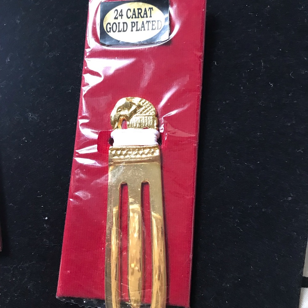 Gold plated Bookmark - Picture 2 of 3